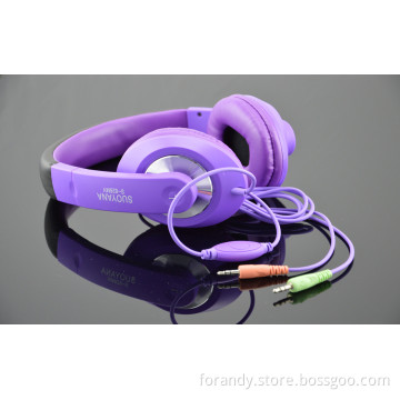 Computer Wired Headset with Microphone for Game Playing (H04)